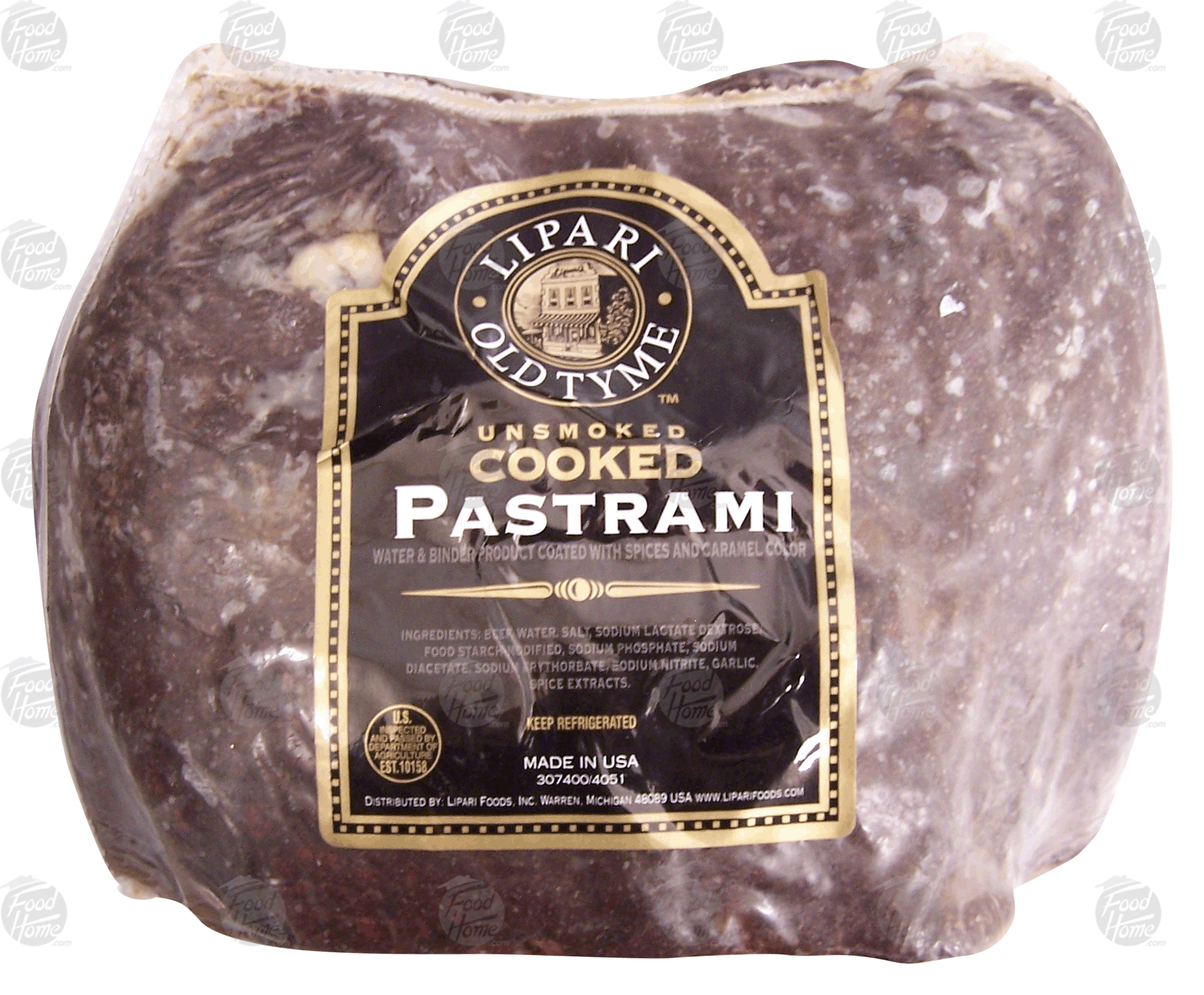 Lipari Old Tyme unsmoked cooked pastrami, price per pound Full-Size Picture